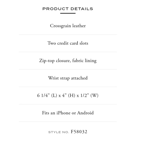 Coach Corner Zip Wristlet - Picture 3 of 3